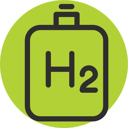 Hydrogen recruitment icon