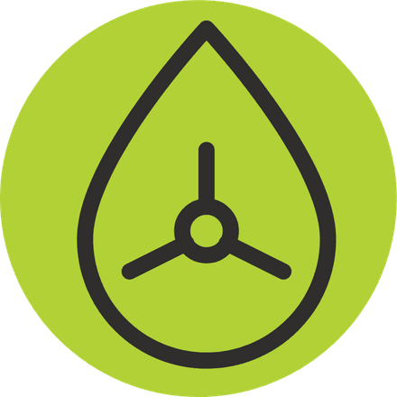 Hydropower recruitment icon